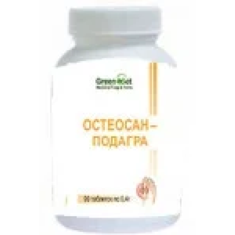 Danikafarm GreеnSet Остеосан — Подагра - хворі суглоби 90 таблеток по 0,4 г