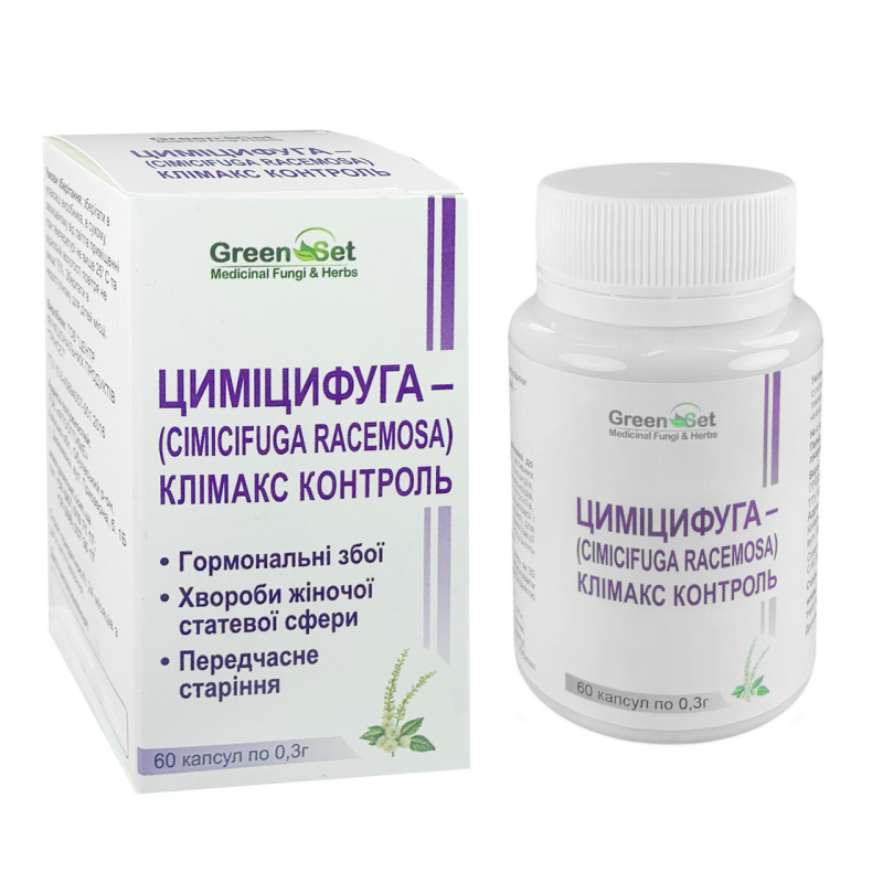 Ціміцифуга кістеподібна-клімакс -контроль (Cimicifuga racemosa) 90табл.