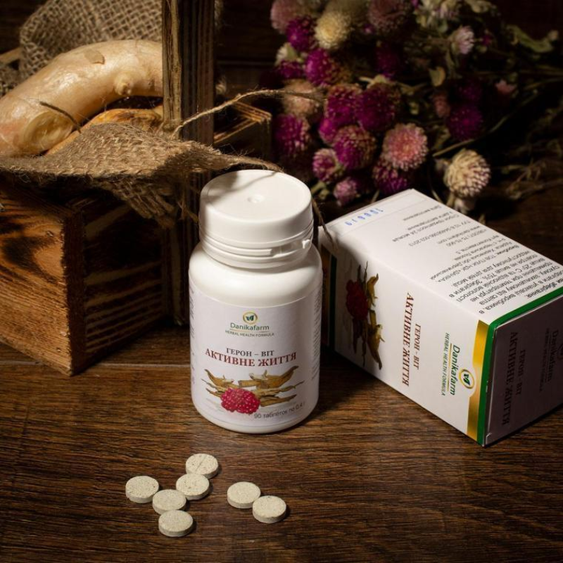 Натуральна домішка Герон-Віт активне життя