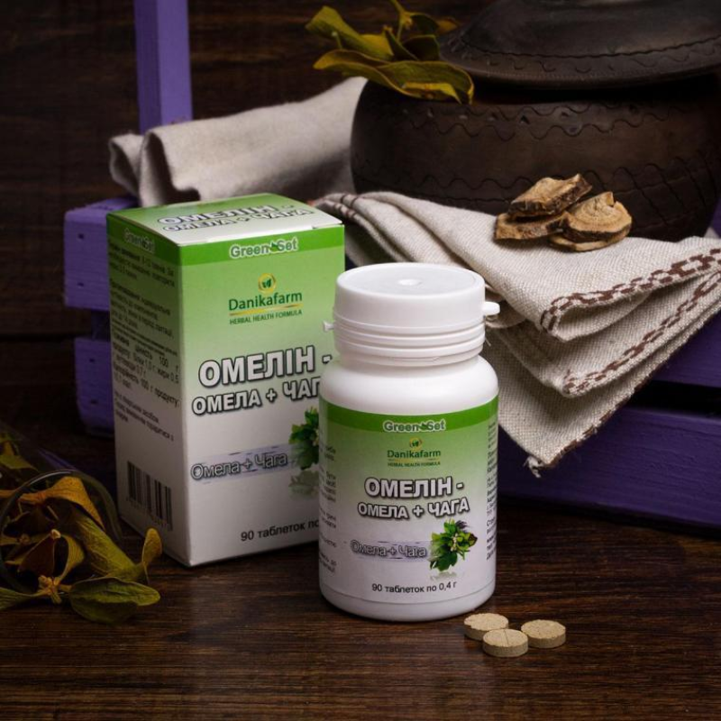 Натуральна домішка Омелін — Омела + Чага